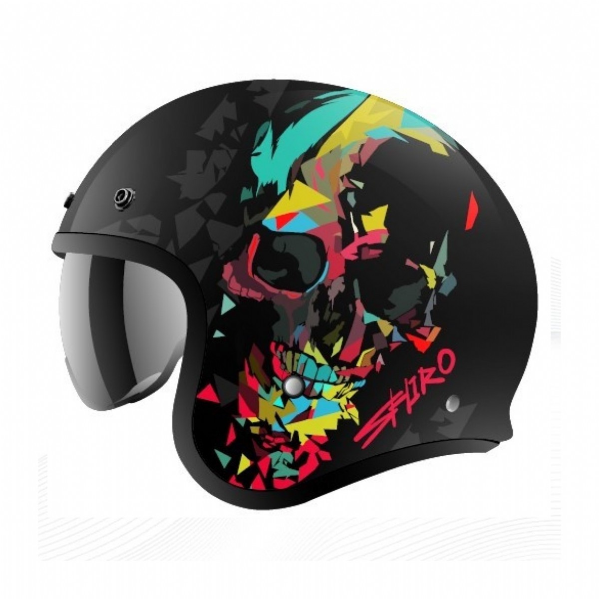 SHİRO JET&CAFE DALLAS M.C SV SKULL | KASKLAR | motorcugocmen