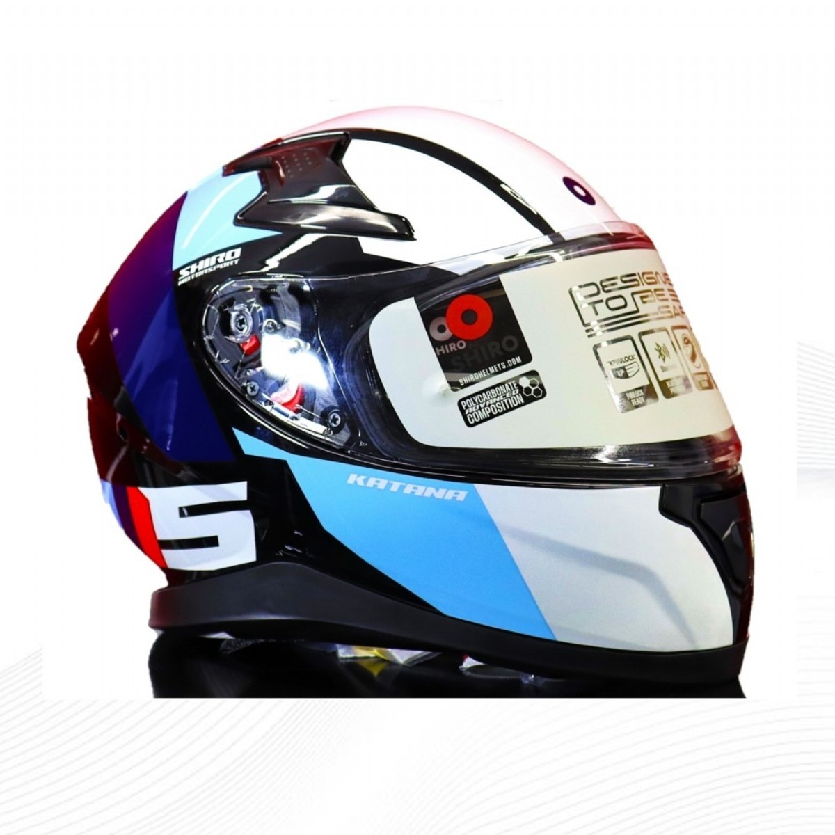 SHIRO FULLFACE KATANA SPOWER GRAFİC SMSPORT | KASKLAR | motorcugocmen