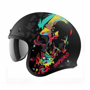 SHİRO JET&CAFE DALLAS M.C SV SKULL | KASKLAR | motorcugocmen