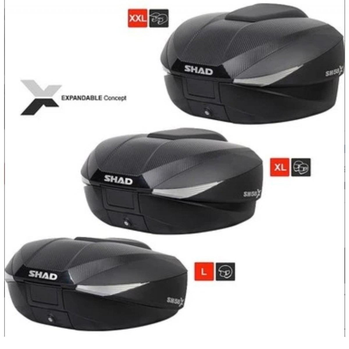 SHAD SH58X CARBON GENİŞLEYEBİLEN PREMİUM ÇANTA | ÇANTALAR ve