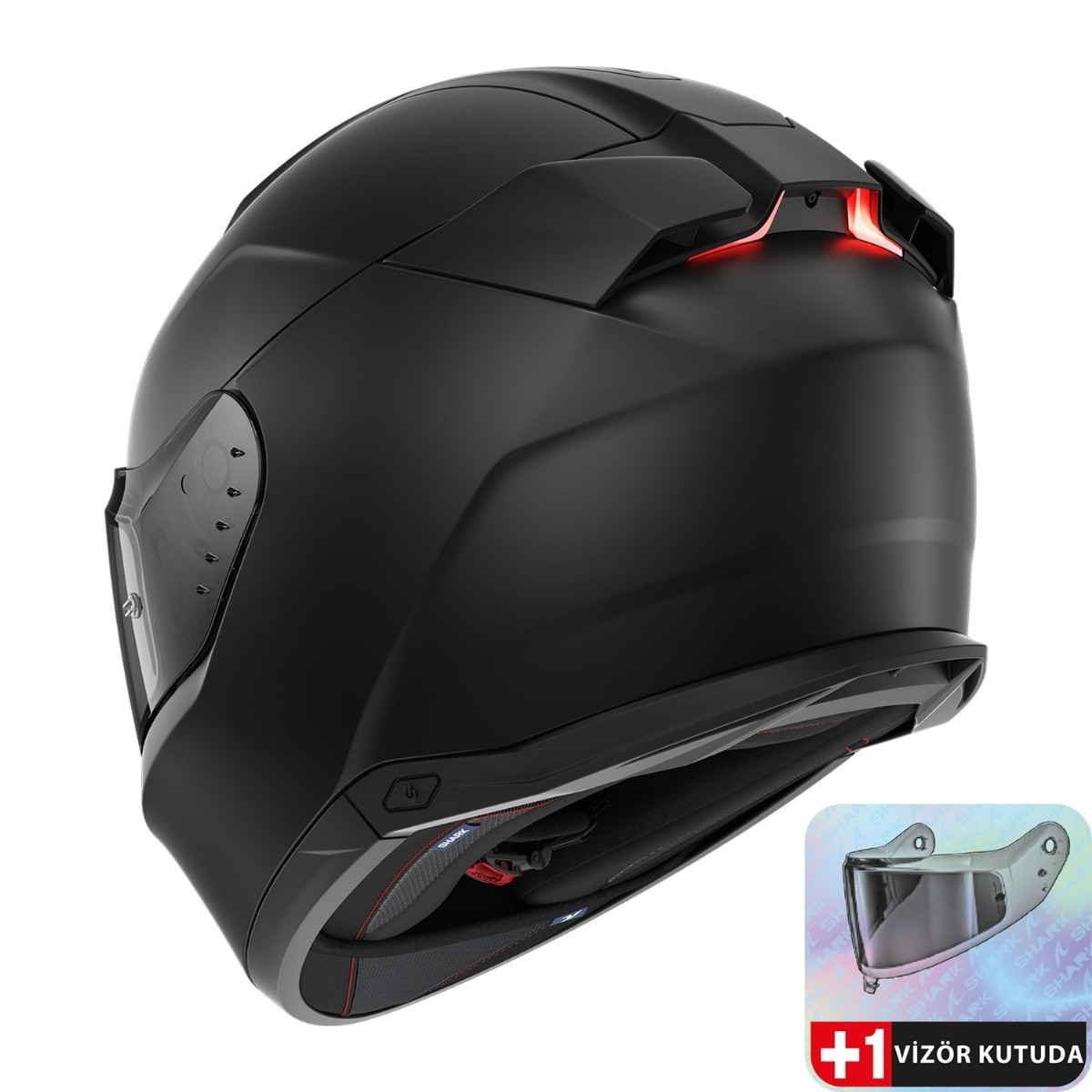 SHARK SKWAL İ3 DARK SHADOW EDİTİON MAT SİYAH KAPALI KASK | KASKLAR